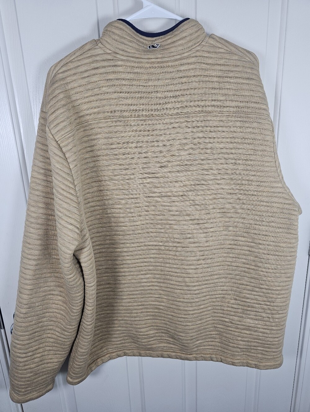 Vineyard Vines Mens Quilted 1/4 Snap Button Pullover Size XL - Picture 5 of 6